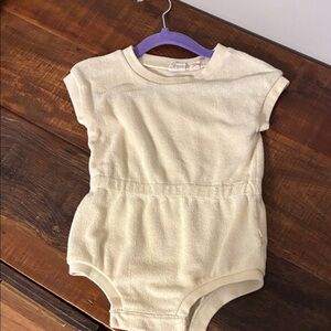 GAP yellow Kids terry cloth Bodysuit